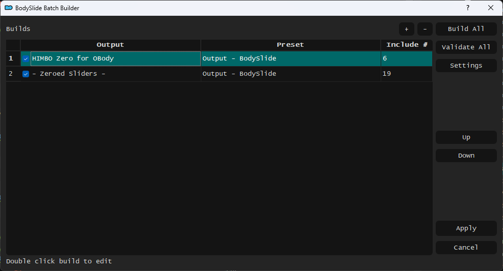 BSBB Main Screen