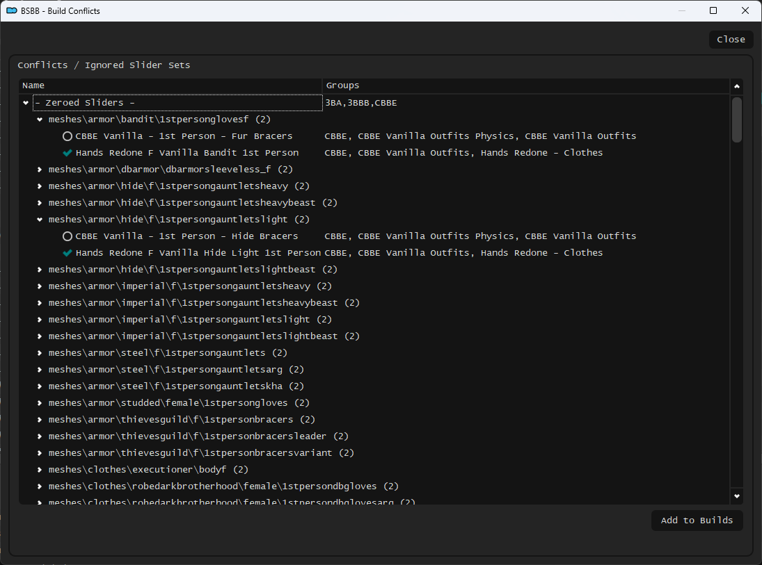 BSBB Validate Screen